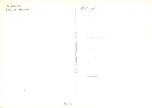 AK / Ansichtskarte  Spiez_Thunersee_BE mit Stockhorn