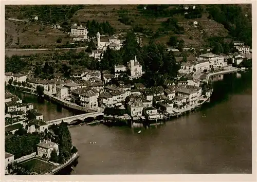 AK / Ansichtskarte  Ponte-Tresa_TI Fliegeraufnahme