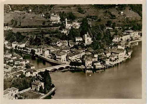 AK / Ansichtskarte  Ponte-Tresa_TI Fliegeraufnahme