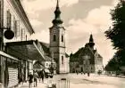 AK / Ansichtskarte 73959231 Hodonin_Goeding_CZ Gottwaldovo namesti Stadtzentrum Kirche