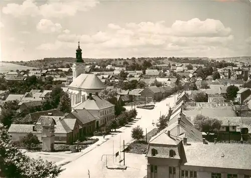 AK / Ansichtskarte  Cejkovice Ortsansicht mit Kirche