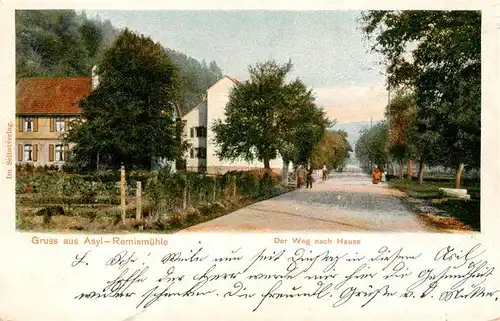 AK / Ansichtskarte  Asyl_Remismuehle_Raemismuehle_ZH Der Weg nach Hause