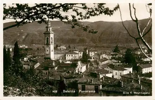 AK / Ansichtskarte  Balerna_TI Panorama Ansicht mit Kirche