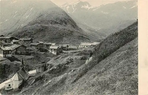 AK / Ansichtskarte  Tschamutt_GR Ansicht mit Hotel Rheinquellen und Badus