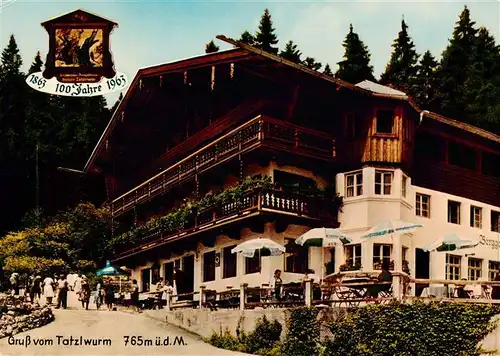 AK / Ansichtskarte 73959320 Bayrischzell_Bayrisch_Zell Alpengasthof Feuriger Tatzlwurm