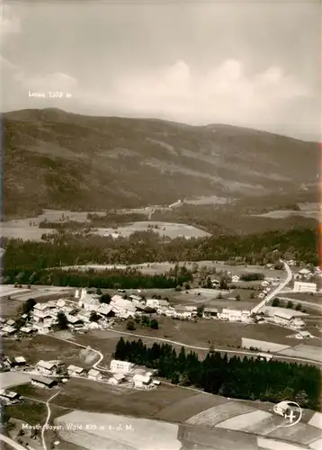 AK / Ansichtskarte  Mauth_Niederbayern Fliegeraufnahme mit Kaufhaus Leopold Graf