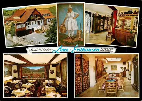 AK / Ansichtskarte 73959420 Erdhausen__Gladenbach_Hessen Kuenstlerhaus Lenz Gastraeume Theke