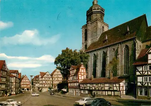 AK / Ansichtskarte 73959424 Homberg_Efze Markt Kirche