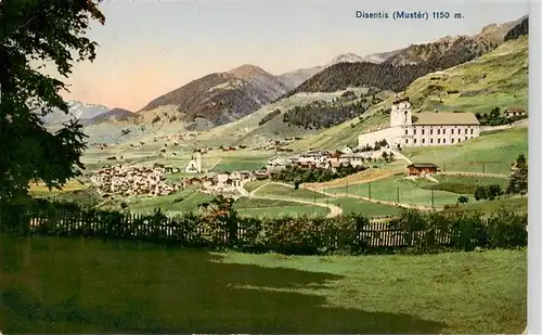 AK / Ansichtskarte  Disentis_GR Panorama