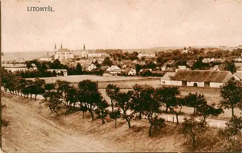 AK / Ansichtskarte  Litomysl_Leitomischl_CZ Stadtpanorama