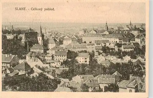 AK / Ansichtskarte 73959459 Slany_Schlan_CZ Celkovy pohled Stadtpanorama