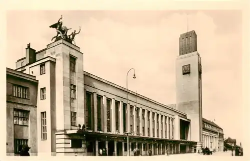 AK / Ansichtskarte  Hradec_Kralove_Koeniggraetz_CZ Nadrazi Bahnhof