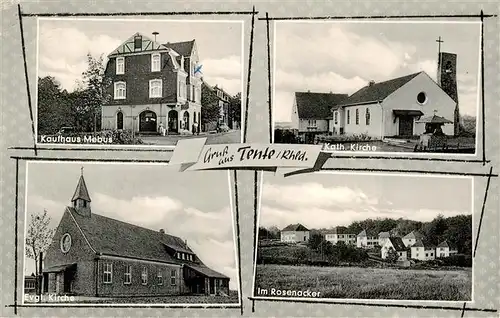 AK / Ansichtskarte  Tente_Wermelskirchen_NRW Kaufhaus Mebus Kirchen Im Rosenacker