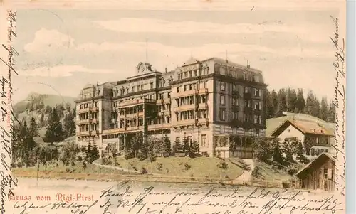 AK / Ansichtskarte  Rigi__LZ Rigi-First Berghotel