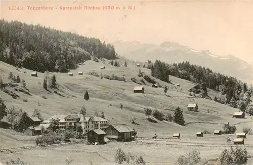 AK / Ansichtskarte  Toggenburg_SG Panorama Kuranstalt Rietbad Alpen