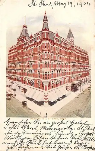 AK / Ansichtskarte  St_Paul_Minnesota_USA Ryan Hotel Illustration