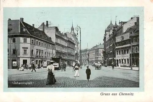 AK / Ansichtskarte  Chemnitz Johannisplatz