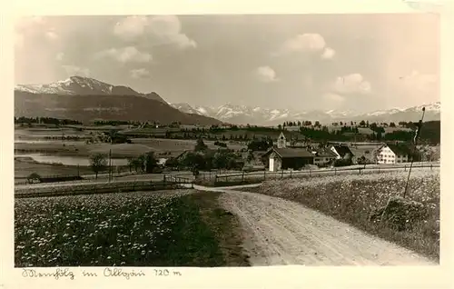 AK / Ansichtskarte 73959584 Memhoelz_Kempten_Allgaeu Panorama Alpen