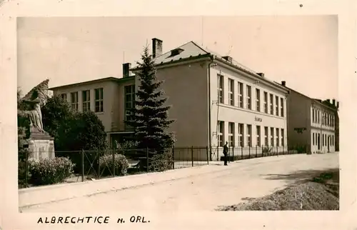 AK / Ansichtskarte  Albrechtice_nad_Orlici_Albrechtsdorf_Adler_CZ Skola Schule