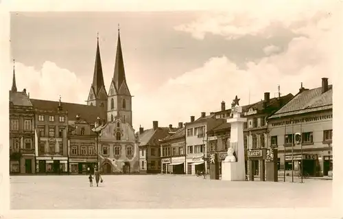 AK / Ansichtskarte  Vysoke_Myto_Hohenmauth_CZ Marktplatz Denkmal Zentrum