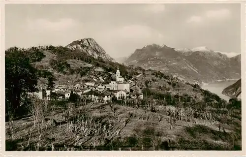 AK / Ansichtskarte  Carona_Lago_di_Lugano_TI Panorama Alpen