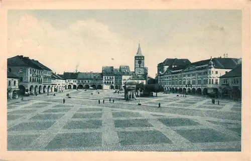 AK / Ansichtskarte  Jicin_Jitschin_CZ Valdstynsky zamek Schloss Wallenstein Platz