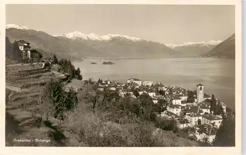 AK / Ansichtskarte  Brenscino_Brissago_Lago_Maggiore_TI Panorama Alpen