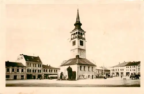 AK / Ansichtskarte  Dobruska_Gutenfeld_CZ Stadtzentrum Kirchturm