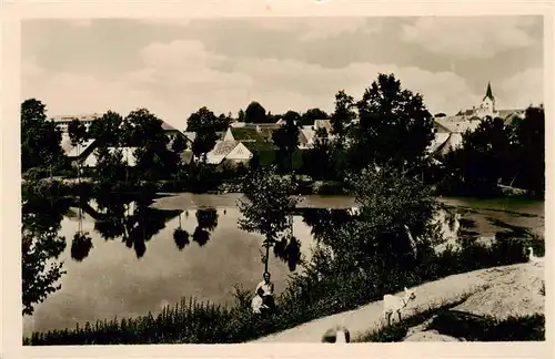 AK / Ansichtskarte  Sedlec_Sedletz_CZ Uferpartie am See