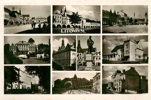 AK / Ansichtskarte 73959733 Litomysl_Leitomischl_CZ Teilansichten Motive Stadtzentrum