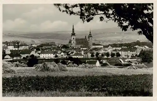 AK / Ansichtskarte 73959748 Vyskov_Wischau_CZ Ansicht mit Kirche