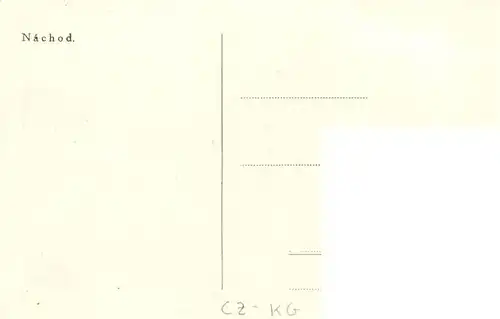 AK / Ansichtskarte  Nachod_CZ Motiv Stadtzentrum Schloss