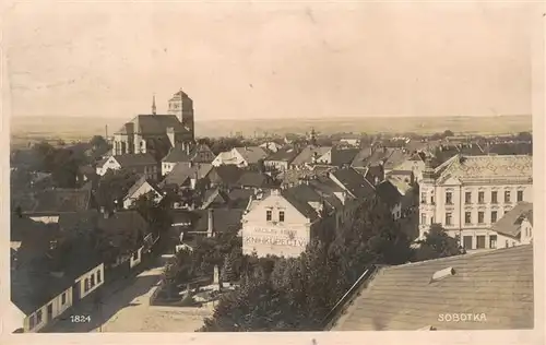 AK / Ansichtskarte  Sobotka_CZ Stadtpanorama Blick zur Kirche