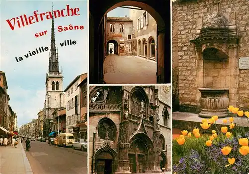 AK / Ansichtskarte  Villefranche_en_Beaujolais La vieille ville Vue partielle