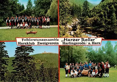 AK / Ansichtskarte  Harlingerode Folklore Ensemble Harzer Roller Harzclub Zweigverein Harlingerode