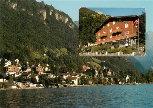 AK / Ansichtskarte  Flueelen_Vierwaldstaettersee_UR Hotel Tourist Panorama