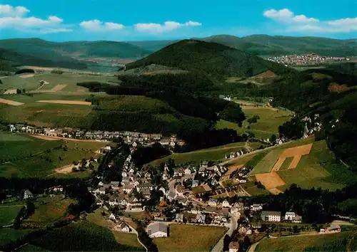 AK / Ansichtskarte  Oberkirchen_Sauerland_Schmallenberg Fliegeraufnahme