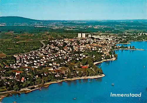 AK / Ansichtskarte  Immenstaad_Bodensee Fliegeraufnahme