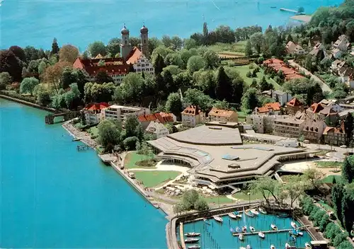 AK / Ansichtskarte  Friedrichshafen_Bodensee Graf Zeppelin Haus Fliegeraufnahme