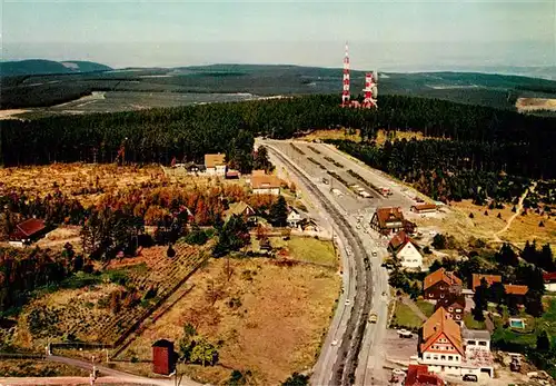 AK / Ansichtskarte  Torfhaus_Altenau_Harz Sporthotel Brockenblick Fliegeraufnahme