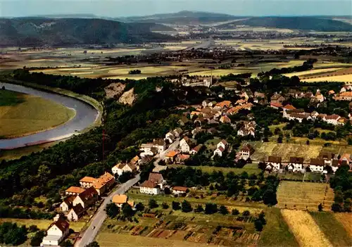 AK / Ansichtskarte 73959906 Fuerstenberg__Weser Fliegeraufnahme