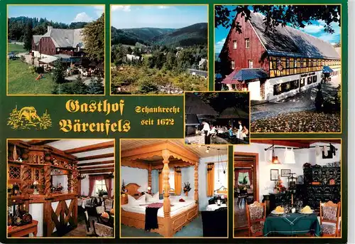 AK / Ansichtskarte  Altenberg__Osterzgebirge Gasthof Baerenfels Restaurant Ferienzimmer Grillgarten Wintergarten