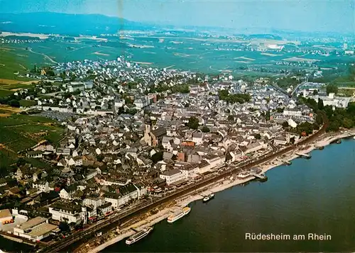 AK / Ansichtskarte 73959988 RueDESHEIM_am_Rhein Fliegeraufnahme