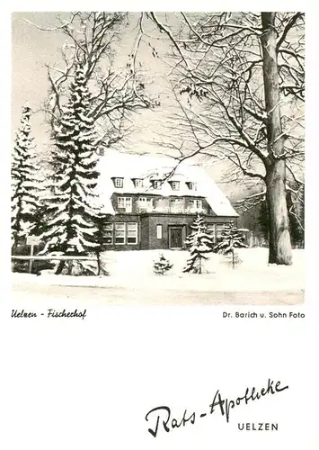 AK / Ansichtskarte 73960047 Uelzen_Lueneburger_Heide_Hannover Fischerhof im Winter