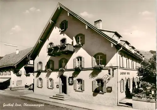 AK / Ansichtskarte  OBERAMMERGAU Gasthof Rose