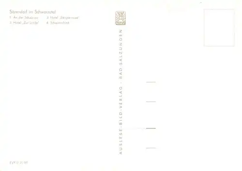 AK / Ansichtskarte  Sitzendorf__Thueringen An der Schwarza Hotel Zur Linde Hotel Bergstrasse Schwimmbad