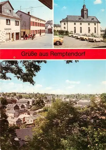 AK / Ansichtskarte 73960059 Remptendorf Blick zur HO Gaststaette Stausee Kirche uebersicht