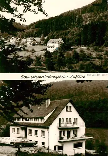 AK / Ansichtskarte  Herrenalb_BAD_HERRENALB Schwesternerholungsheim Aufblick 