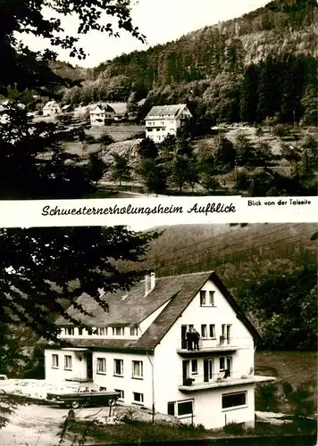 AK / Ansichtskarte 73960064 BAD_HERRENALB Schwesternerholungsheim Aufblick Talseite
