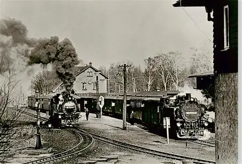 AK / Ansichtskarte  Bertsdorf-Hoernitz Bahnhof Schmalspurbahn Zittau Oybin Jonsdorf 